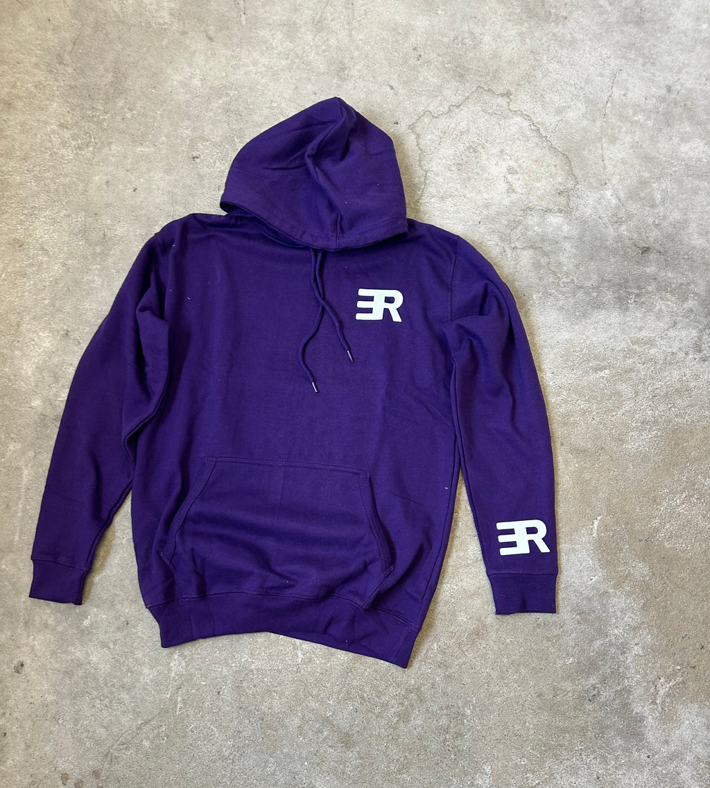 ER pullover Hoodie ( Wit Strings)