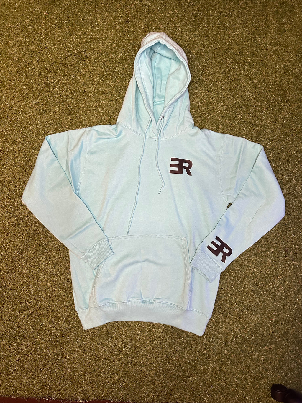 ER pullover Hoodie ( Wit Strings)
